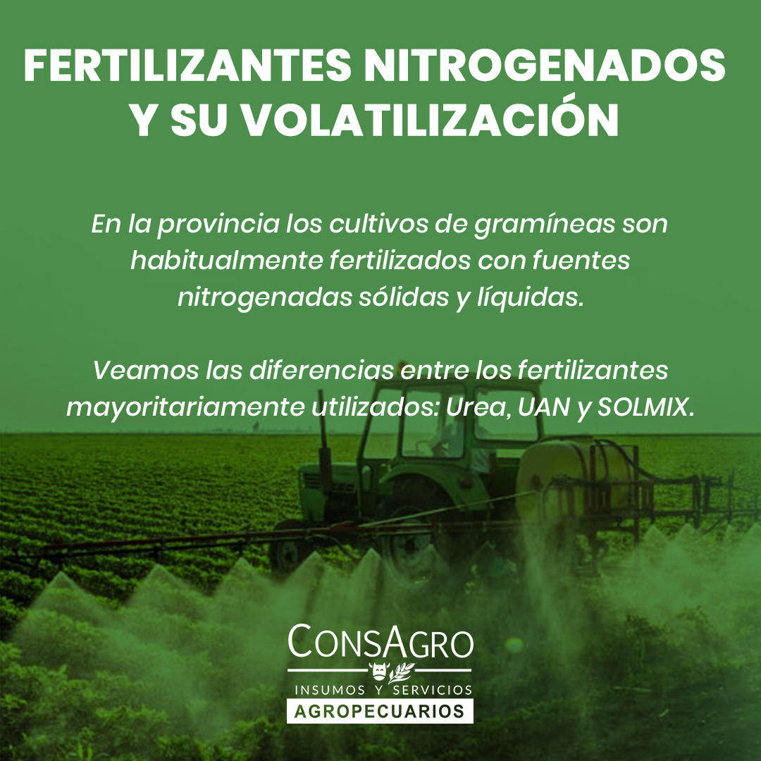 Fertilizantes nitrogenados y su volatilización